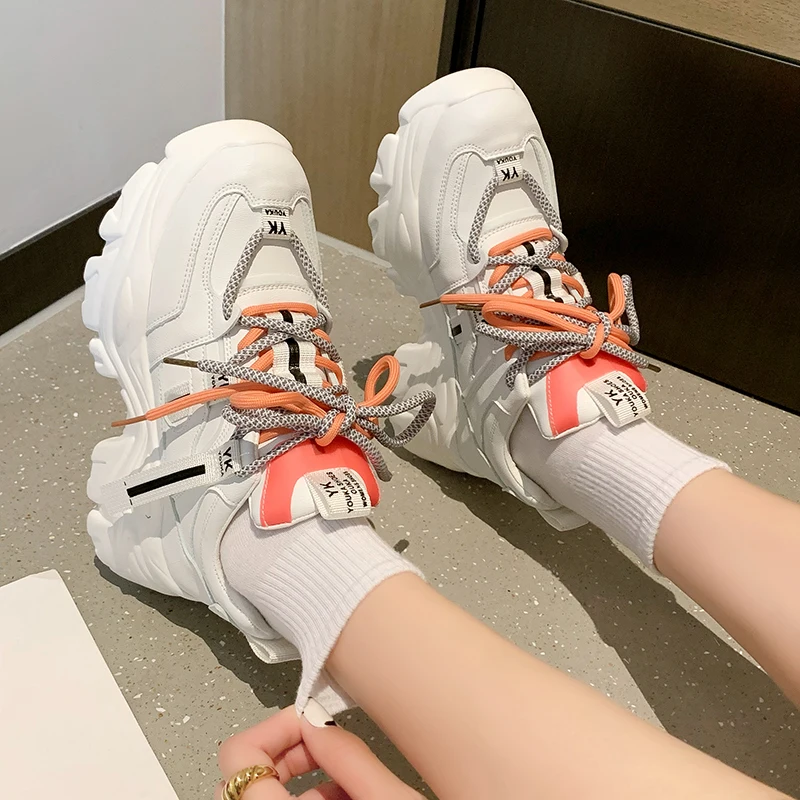 New Black Dad Chunky Sneakers Casual Vulcanized Shoes Woman High Platform Sneakers Lace Up White Sneakers Women 2022
New Black Dad Chunky Sneakers Casual Vulcanized Shoes Woman High Platform Sneakers Lace Up White Sneakers Women 2022