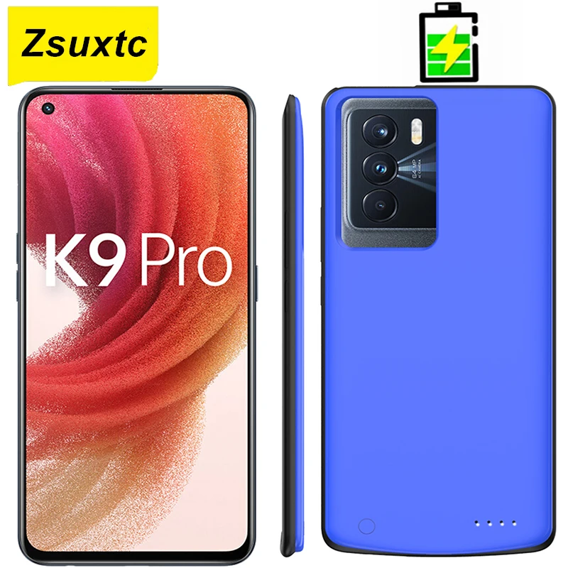 6800Mah New Battery Charger Case For OPPO K9 Pro Power Bank K9S For OPPO K9 Pro Battery Case Phone Bag Cover Cases
6800Mah New Battery Charger Case For OPPO K9 Pro Power Bank K9S For OPPO K9 Pro Battery Case Phone Bag Cover Cases