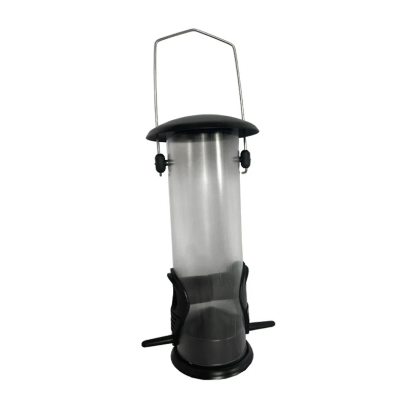 Hanging Tube Feeders with 2 Feeding Port Durable Plastic Outdoor Bird Feeders Weatherproof Water Resistant Clear Feeders
Hanging Tube Feeders with 2 Feeding Port Durable Plastic Outdoor Bird Feeders Weatherproof Water Resistant Clear Feeders