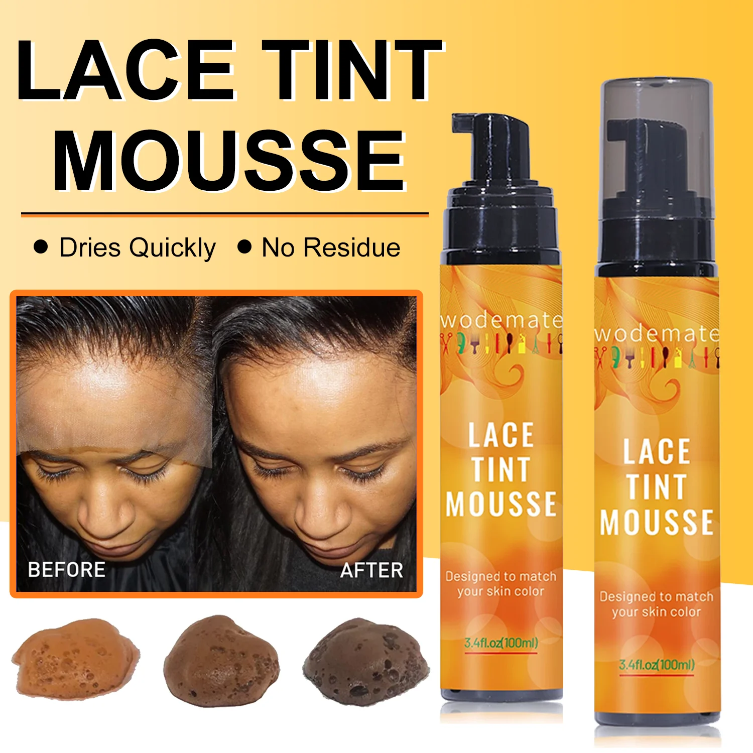 100ml Lace Tint Spray for Wigs Lace Front Wig Adhesive Lace Glue Waterproof Dyed Mousse Foam Lace Tint Mousse Wig Grid Concealer
100ml Lace Tint Spray for Wigs Lace Front Wig Adhesive Lace Glue Waterproof Dyed Mousse Foam Lace Tint Mousse Wig Grid Concealer