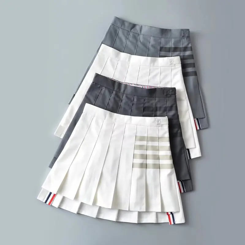 New Tb Classic Striped Women's Skirt Vintage Preppy Pleated Faldas Female High Waist School Uniform Tennis Skorts Golf Jupe
New Tb Classic Striped Women's Skirt Vintage Preppy Pleated Faldas Female High Waist School Uniform Tennis Skorts Golf Jupe
