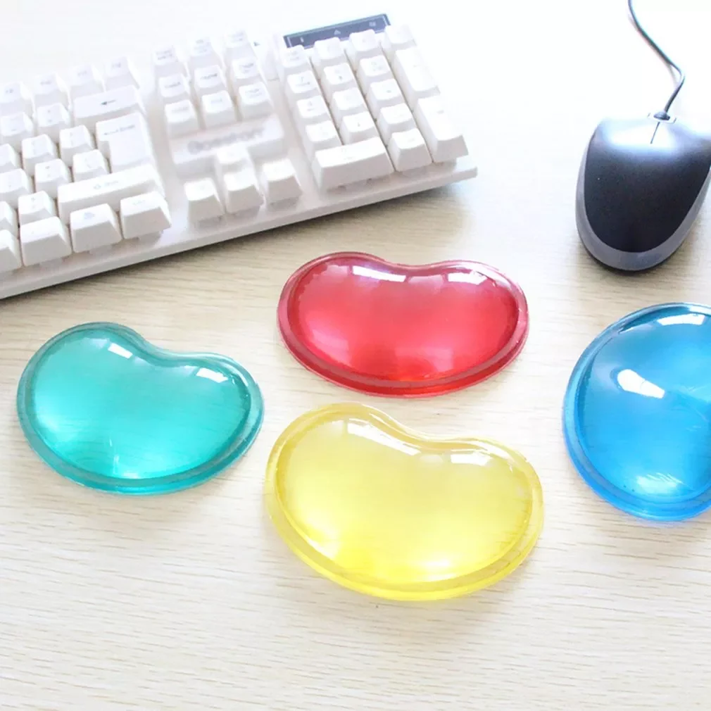Silicone Heart Shaped Mouse Pad Cold Transparent Wrist Rest Support Pads Anti-Fatigue Transparent Gel Soft Silicone Mouse Wrist
Silicone Heart Shaped Mouse Pad Cold Transparent Wrist Rest Support Pads Anti-Fatigue Transparent Gel Soft Silicone Mouse Wrist