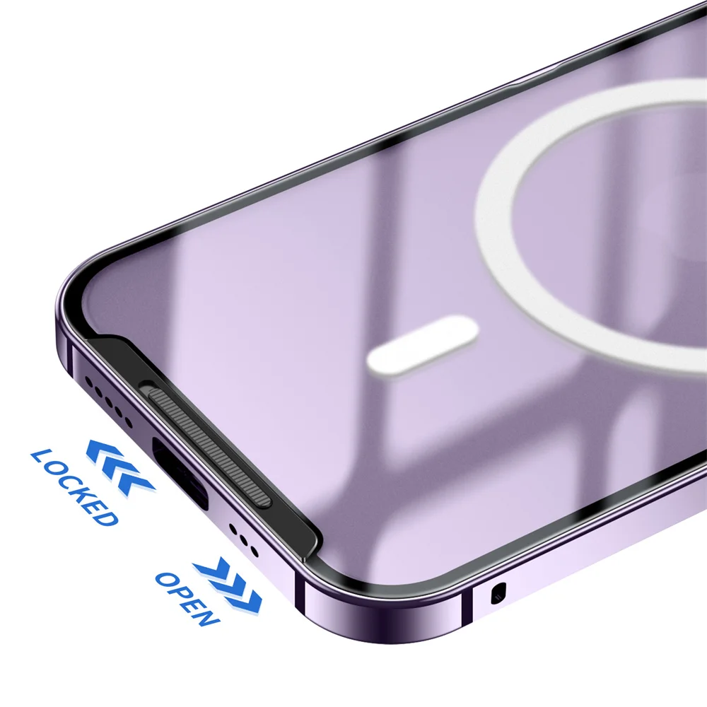 For iPhone 14 13 12 11 Pro Case Shockproof Aluminum Frame Metal Armor Magsafe Case For iPhone 14 Plus 11 12 13 14 Pro Max Case
For iPhone 14 13 12 11 Pro Case Shockproof Aluminum Frame Metal Armor Magsafe Case For iPhone 14 Plus 11 12 13 14 Pro Max Case