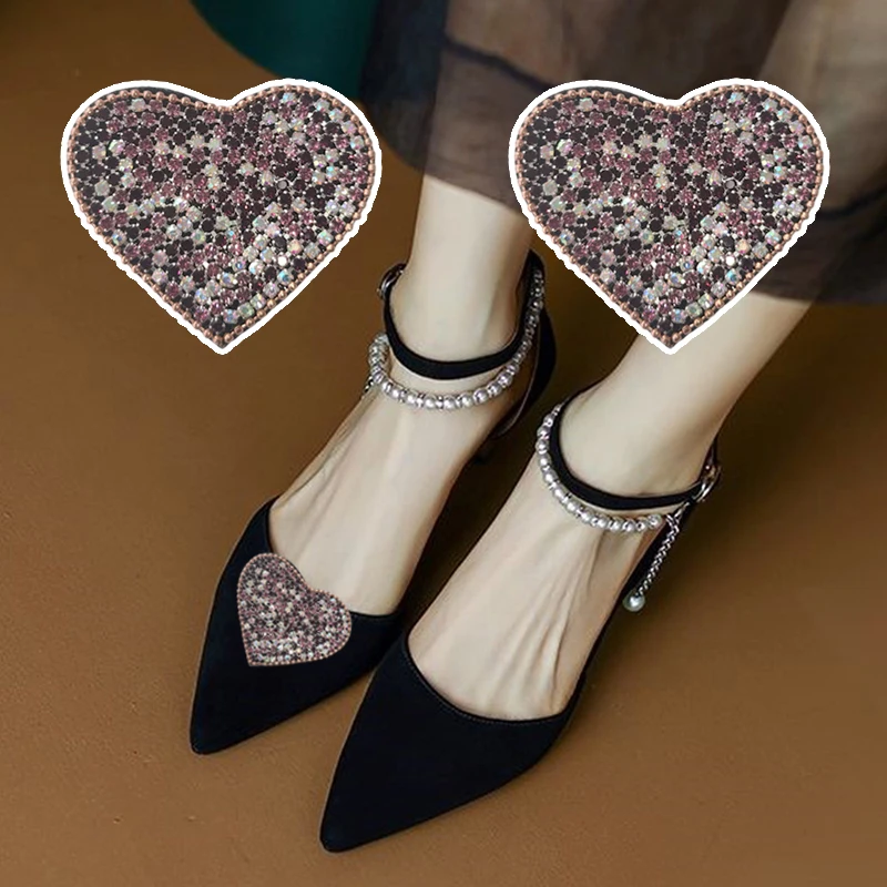 2 Pcs Colorful Rhinestone Shoe Clips Detachable Women Shoe Buckle Heart Shaped Shoe Accessories for Pumps Hat Bag DIY Decoration
2 Pcs Colorful Rhinestone Shoe Clips Detachable Women Shoe Buckle Heart Shaped Shoe Accessories for Pumps Hat Bag DIY Decoration