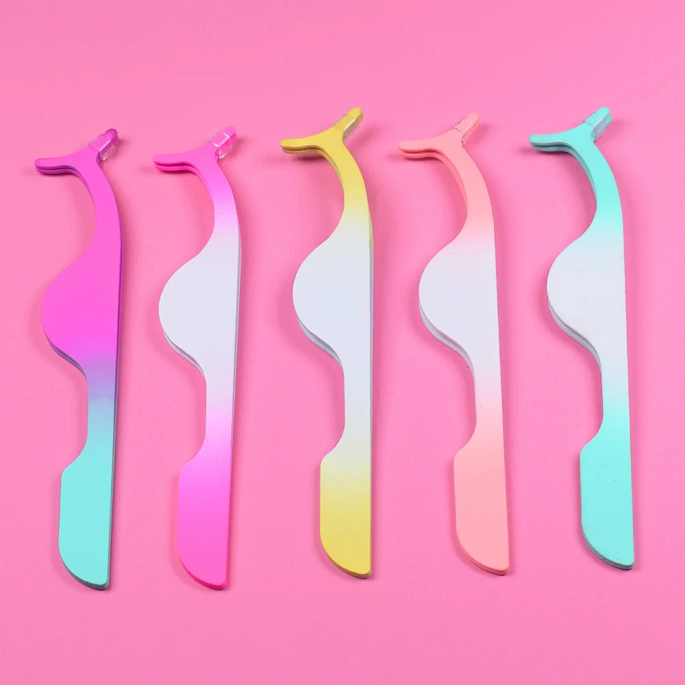 Lashes Tweezers Colour Eyelash Curler Makeup Tools Stainless Steel Golden Beauty Cosmetics Instrument maquillajes para mujer
Lashes Tweezers Colour Eyelash Curler Makeup Tools Stainless Steel Golden Beauty Cosmetics Instrument maquillajes para mujer