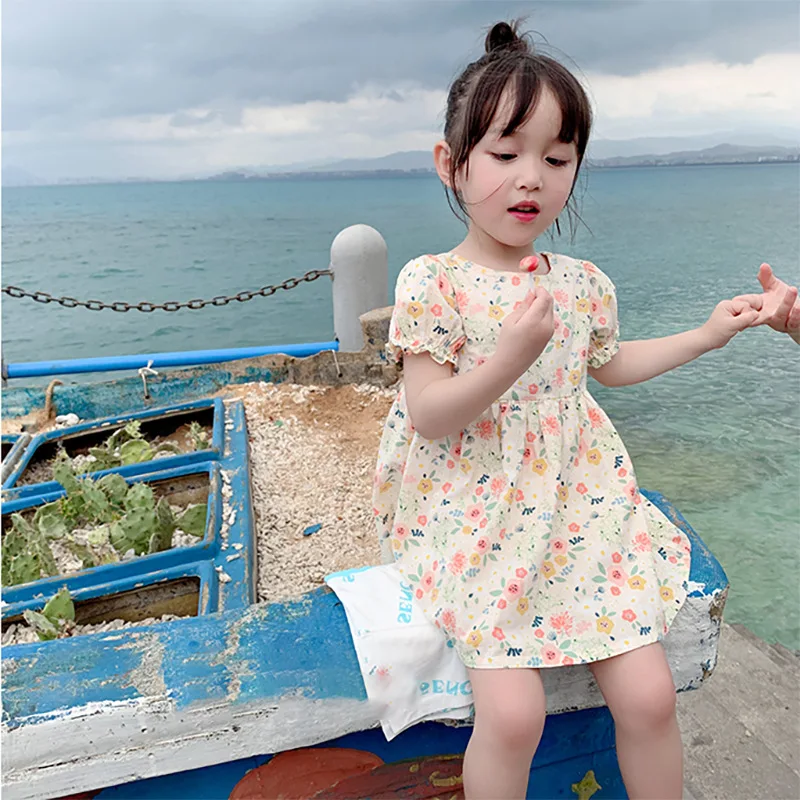 Girls' dress 2023 summer children's short-sleeved floral dress birthday party cotton boutique flower dress fashion girls' dress
Girls' dress 2023 summer children's short-sleeved floral dress birthday party cotton boutique flower dress fashion girls' dress