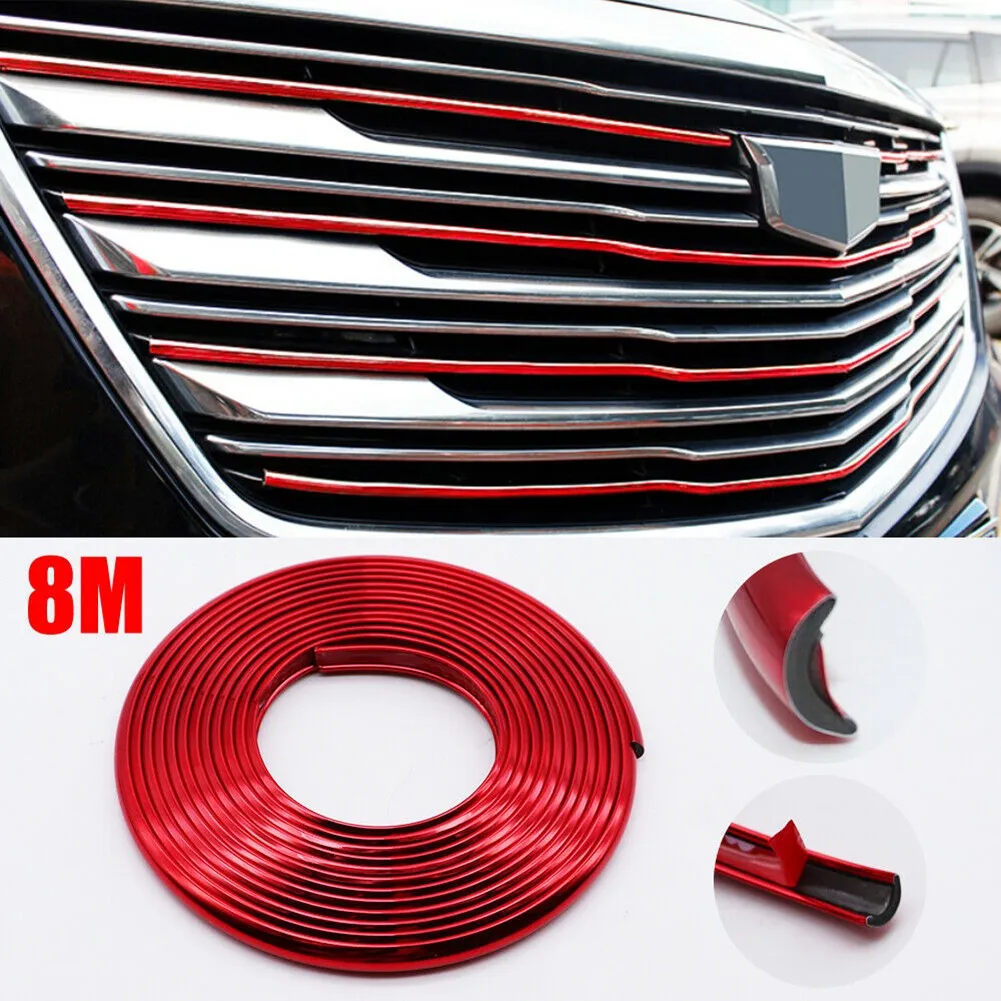1PCS 8M Red Decorative Strip Car Bumper Protection Wheel Hub Ring Molding Decorative Edge, Electroplating Red
1PCS 8M Red Decorative Strip Car Bumper Protection Wheel Hub Ring Molding Decorative Edge, Electroplating Red