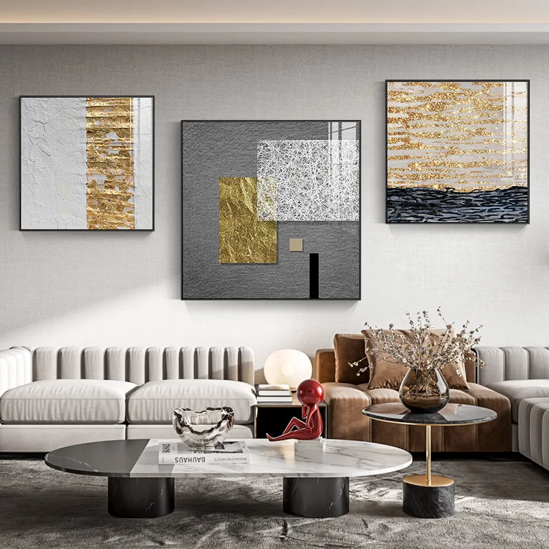 Modern Gold Foil Decorative Painting Light Luxury Wall Art Decor Minimalistic Space Square Canvas Prints Living Room Decoration
Modern Gold Foil Decorative Painting Light Luxury Wall Art Decor Minimalistic Space Square Canvas Prints Living Room Decoration