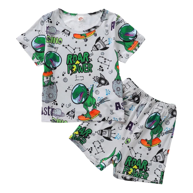 Kids Boys Pullover Shirt + Shorts Set Children Cartoon Dinosaur Print Letters Set Casual Baby's Sets 2-6 Years Cloth
Kids Boys Pullover Shirt + Shorts Set Children Cartoon Dinosaur Print Letters Set Casual Baby's Sets 2-6 Years Cloth