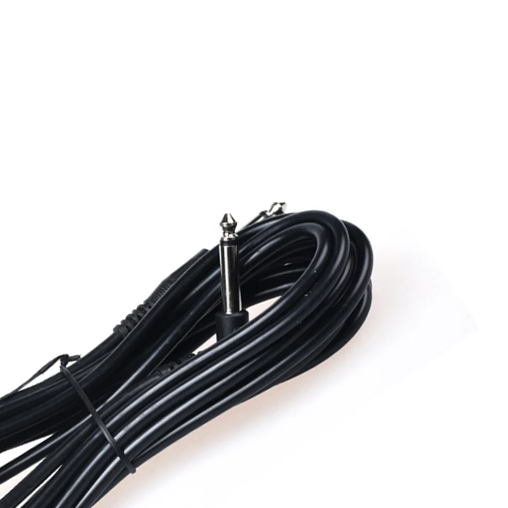 5M Guitar Cable for Instrument Professional 6.35mm Straight to Right Angle Cord (Black)
5M Guitar Cable for Instrument Professional 6.35mm Straight to Right Angle Cord (Black)
