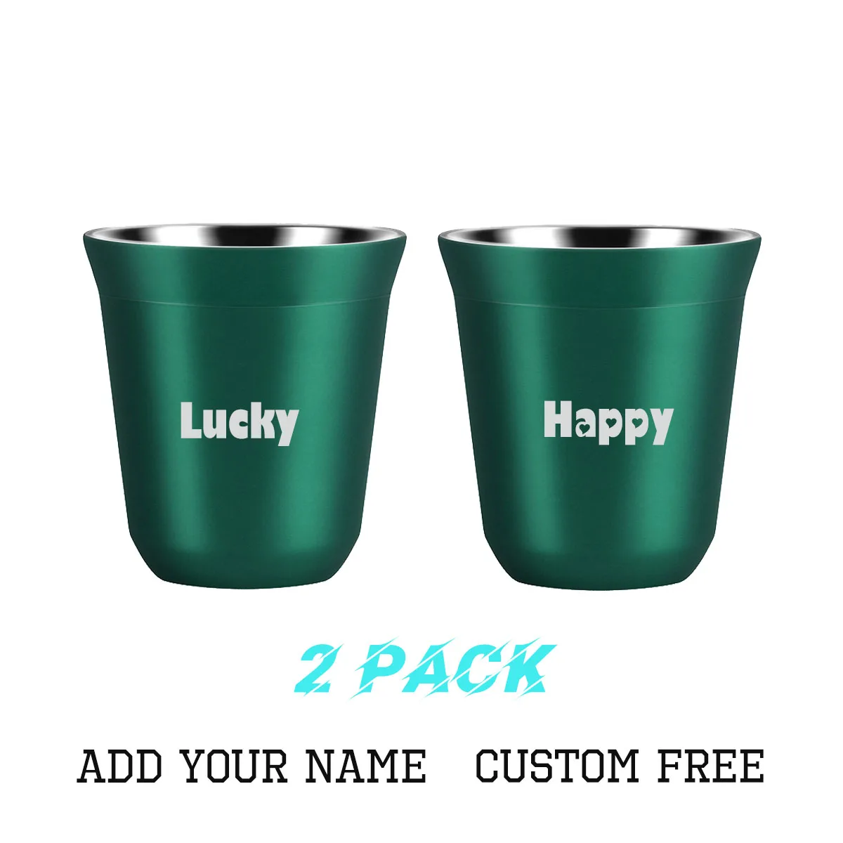 2 Pack 80ML Espresso Cups Double Wall Insulated Cups Cappuccino Cup Coffee Cup For Drinking, Drinking Coffee Beverages
2 Pack 80ML Espresso Cups Double Wall Insulated Cups Cappuccino Cup Coffee Cup For Drinking, Drinking Coffee Beverages