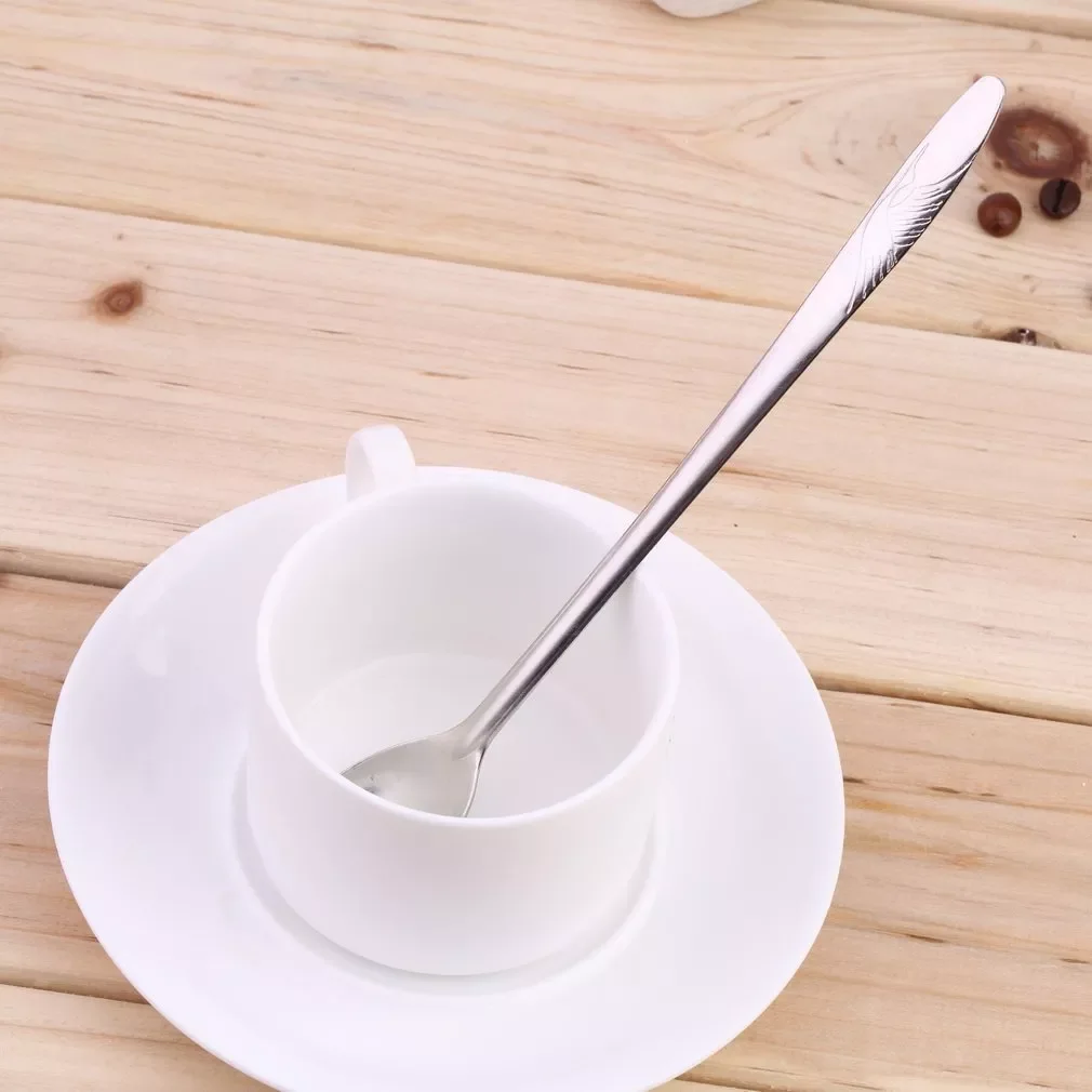 

Long-Handle Mixing Spoon For Coffee Ice Cream Cutlery Spoons Tea Spoons Kitchen Hot Drinking Drinkware Kitchen Accessories