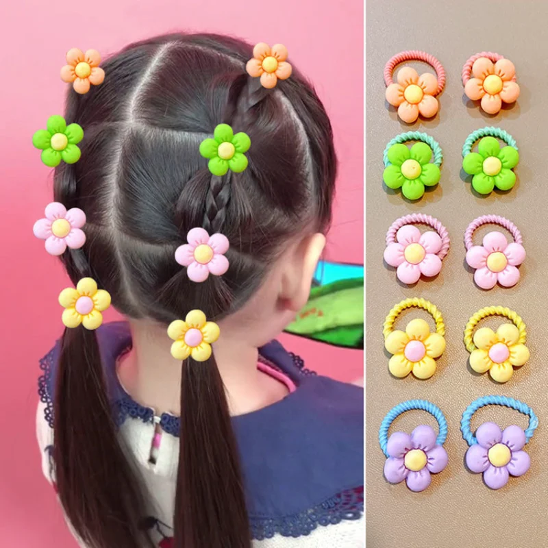 10pcs Flower Bow Baby Girl Headband Elastic Hair Bands Kids Ponytail Holder Hair Tie Rubber Bands for Weaving Hair Accessories
10pcs Flower Bow Baby Girl Headband Elastic Hair Bands Kids Ponytail Holder Hair Tie Rubber Bands for Weaving Hair Accessories