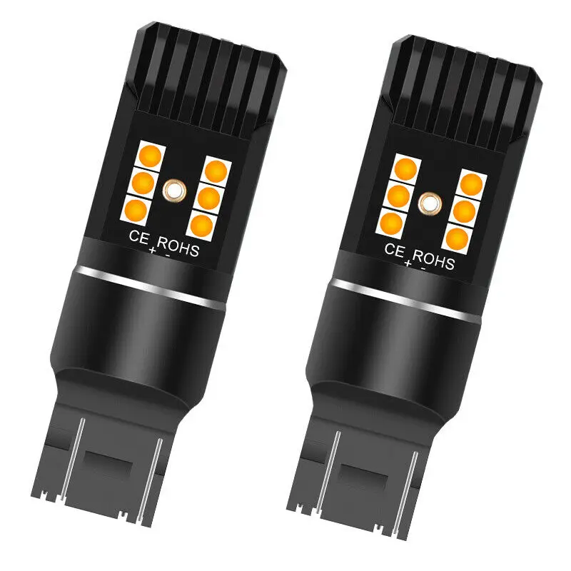 2pcs 3156 3157 4157 4057 T25 Amber Yellow LED Turn Signal Lights Bulbs 12V Brake Tail Light Parking Light For JEEP Ford F150
2pcs 3156 3157 4157 4057 T25 Amber Yellow LED Turn Signal Lights Bulbs 12V Brake Tail Light Parking Light For JEEP Ford F150