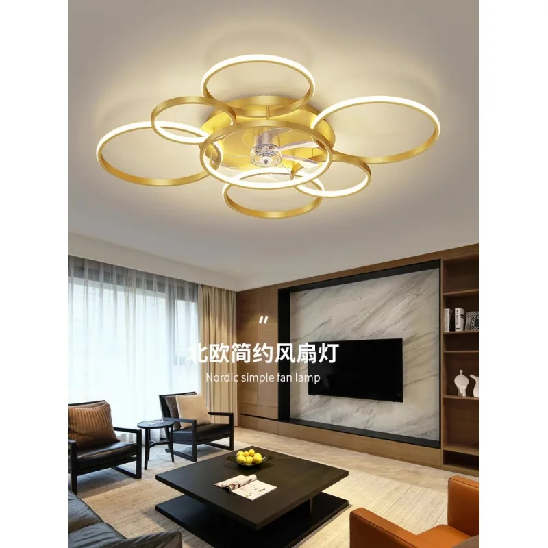 Living Room Fan Lamp2022New Modern Simple Home Integrated Light Luxury Ceiling Ceiling Fan Lights Restaurant with Electric Fan L
Living Room Fan Lamp2022New Modern Simple Home Integrated Light Luxury Ceiling Ceiling Fan Lights Restaurant with Electric Fan L