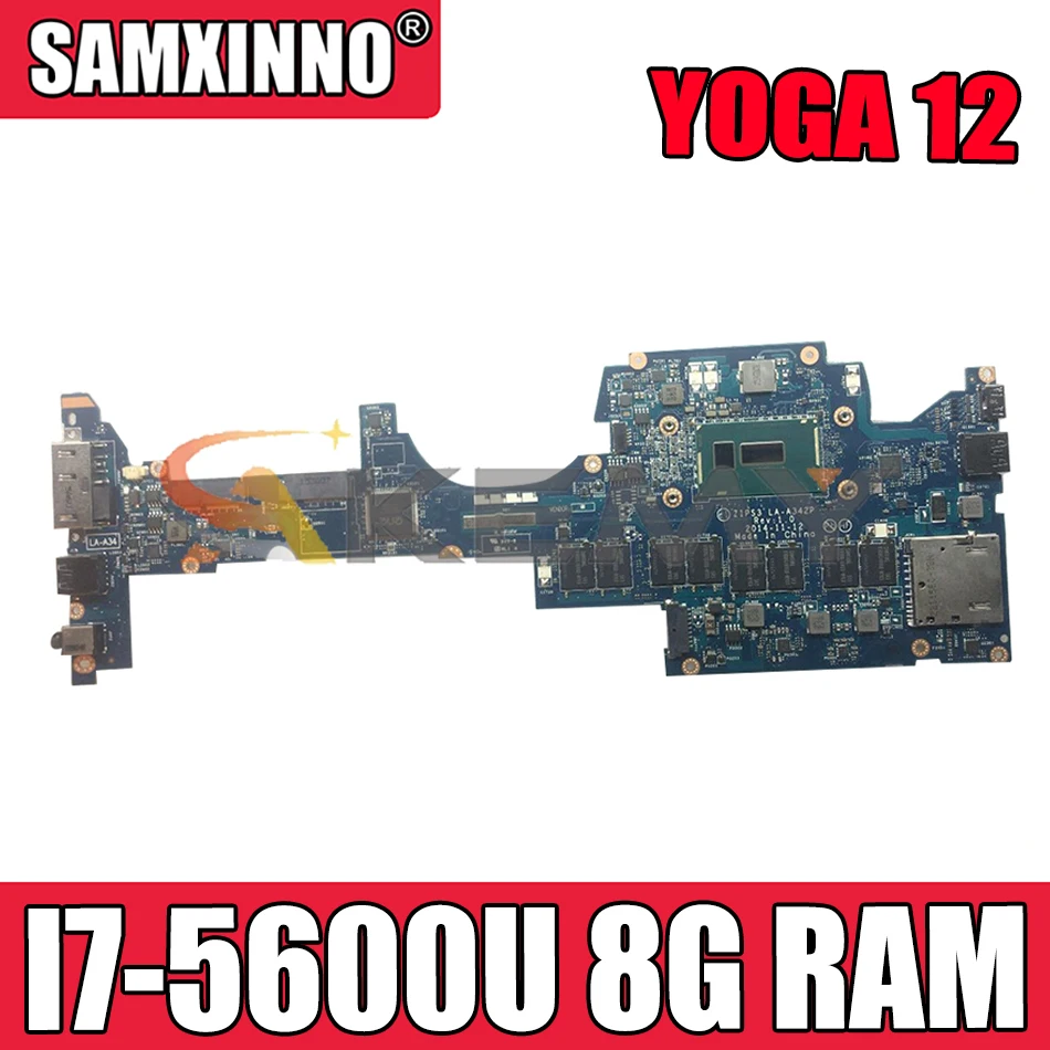 Материнская плата Akemy ZIPS3 LA-A342P для ноутбука Lenovo Thinkpad YOGA 12, материнская плата FRU 00HT713 I7 5600U 8 ГБ ОЗУ 100%, протестированная работа
Материнская плата Akemy ZIPS3 LA-A342P для ноутбука Lenovo Thinkpad YOGA 12, материнская плата FRU 00HT713 I7 5600U 8 ГБ ОЗУ 100%, протестированная работа