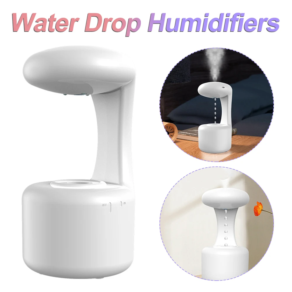 500ml Anti-gravity Air Humidifier Water Drop Perfume Aromatherapy Humidifiers Maker Fogger Air Purifier Air Purifiers for Office
500ml Anti-gravity Air Humidifier Water Drop Perfume Aromatherapy Humidifiers Maker Fogger Air Purifier Air Purifiers for Office