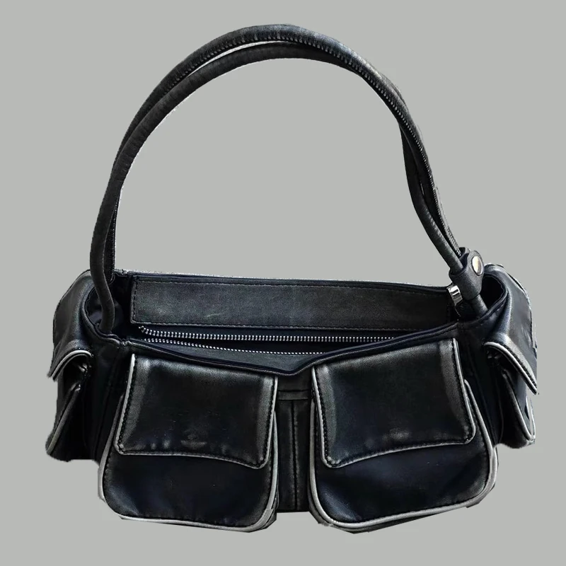Moto & Biker Y2k Bags For Women Luxury Designer Handbags Purses 2023 New In Vintage PU Leather Multiple Pockets Square Shoulder
Moto & Biker Y2k Bags For Women Luxury Designer Handbags Purses 2023 New In Vintage PU Leather Multiple Pockets Square Shoulder