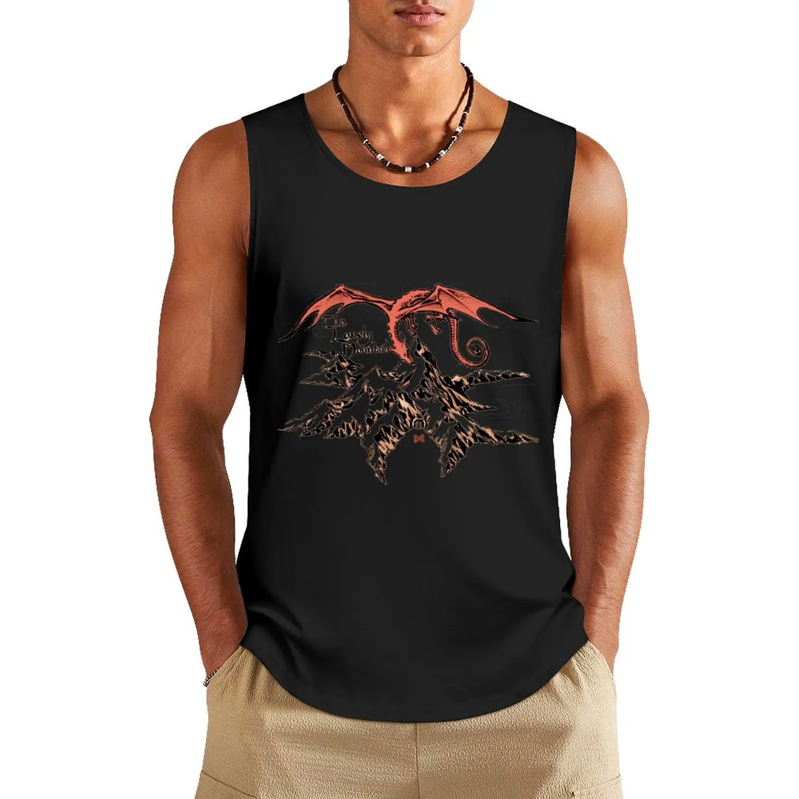 Lonely Dragon Tank Top спортивная одежда для мужчин бодибилдинг мужская спортивные