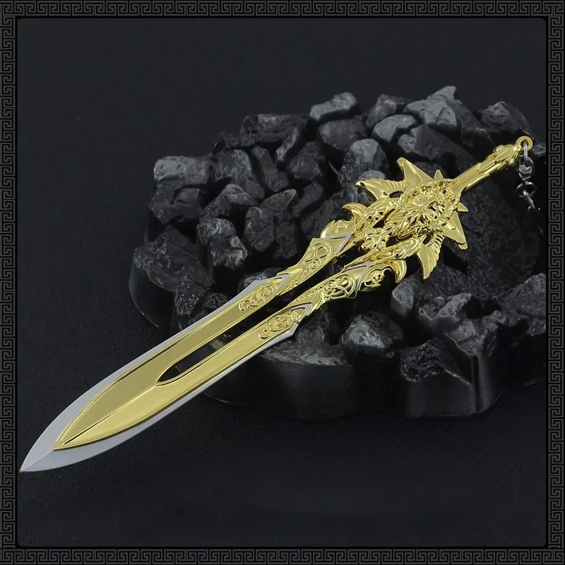 God of War WeaponBlade of Olympus Zeus Kratos Game Keychain Katana Sword Real Steel Samurai Game Blades of Chaos Weapon Kid Toys
God of War WeaponBlade of Olympus Zeus Kratos Game Keychain Katana Sword Real Steel Samurai Game Blades of Chaos Weapon Kid Toys