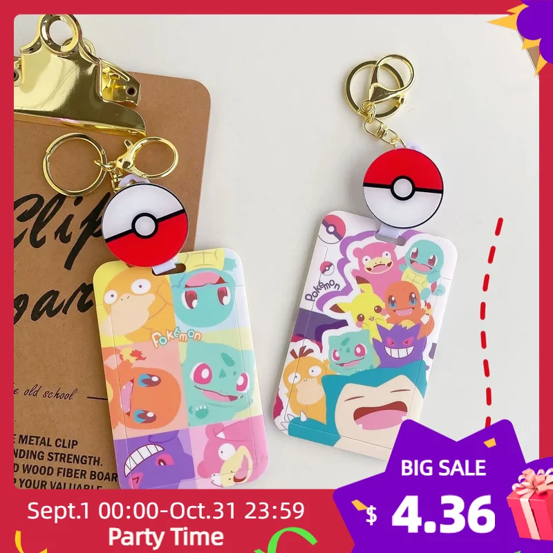 Kawaii Pokemon Cartoon Anime Pikachu Psyduck Bus Credit Card Access Bank Holder Retractable Keychain School Bag Pendant Toy
Kawaii Pokemon Cartoon Anime Pikachu Psyduck Bus Credit Card Access Bank Holder Retractable Keychain School Bag Pendant Toy