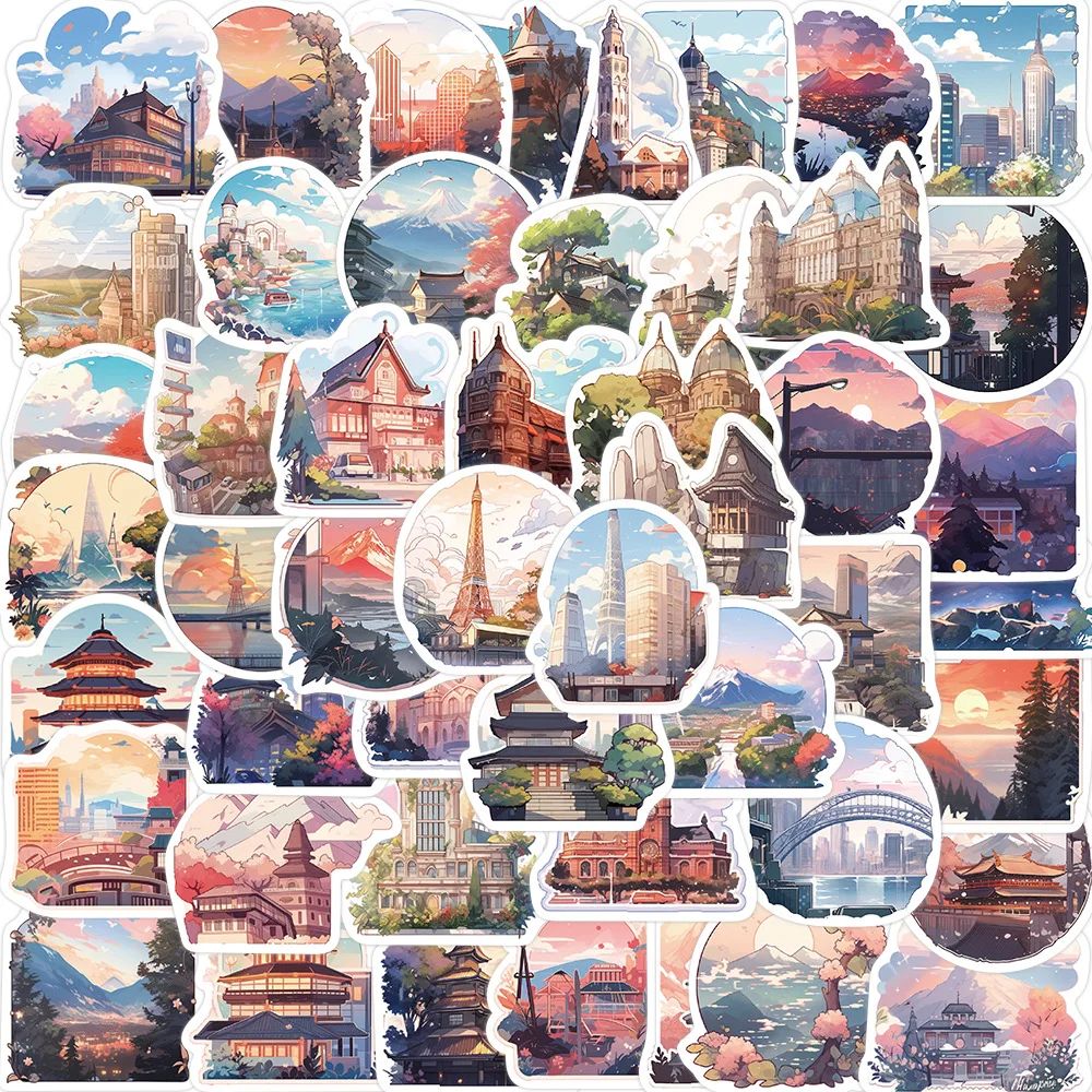 50PCS INS World Landscape Graffiti Personality DIY Guitar Motorcycle Computer Helmet Album Notebook Suitcase Waterproof Sticker
50PCS INS World Landscape Graffiti Personality DIY Guitar Motorcycle Computer Helmet Album Notebook Suitcase Waterproof Sticker