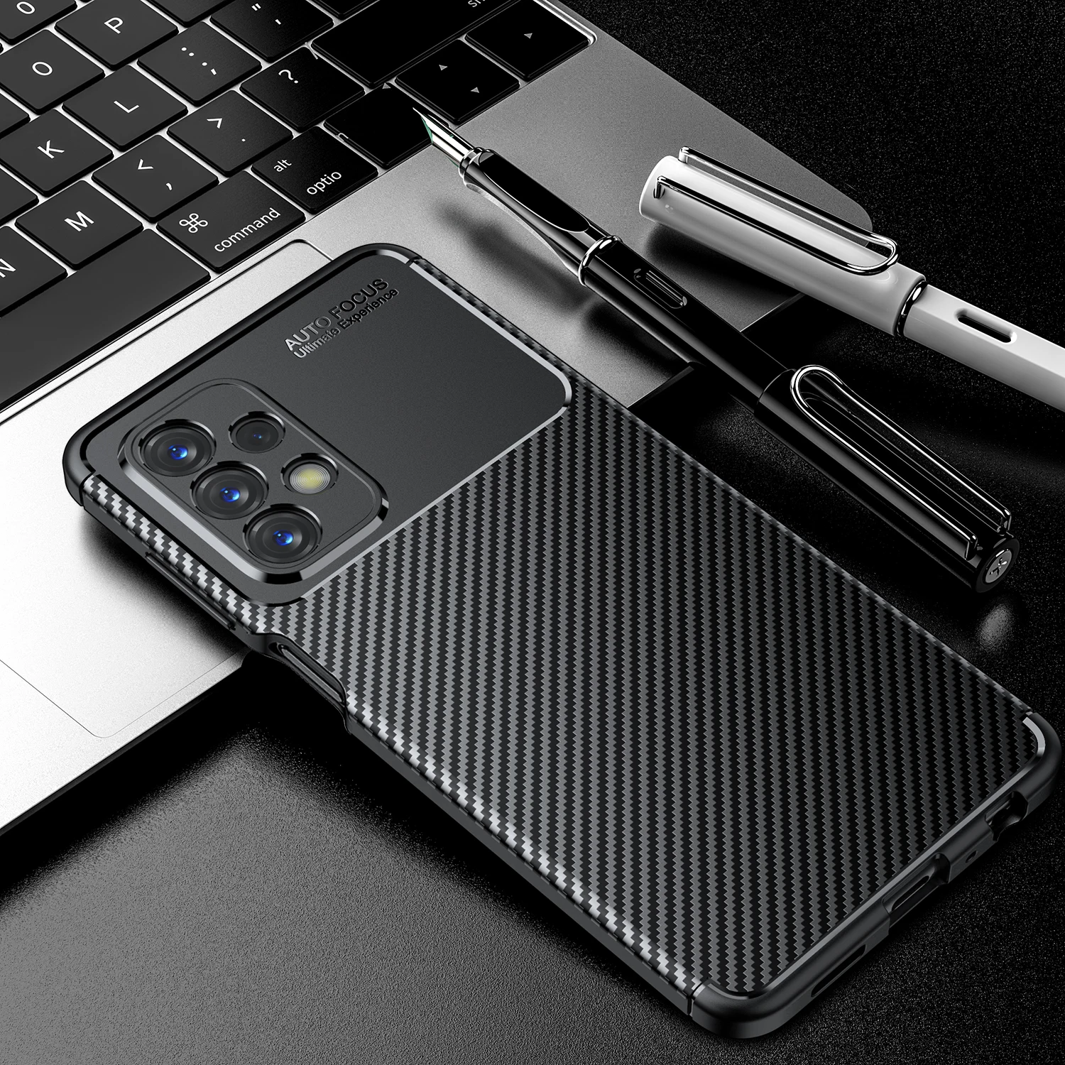 KEYSION Shockproof Case for Samsung A23 4G Carbon Fiber Soft TPU Armor Cover for Galaxy A23 4G
KEYSION Shockproof Case for Samsung A23 4G Carbon Fiber Soft TPU Armor Cover for Galaxy A23 4G