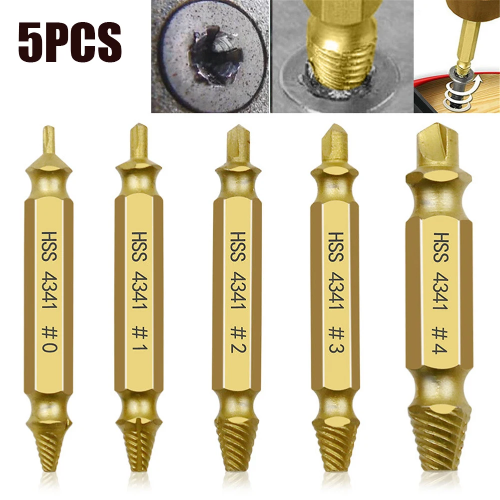 5pcs Damaged Screw Extractor Speed Out Drill Bits Tool Set Broken Bolt Remover Easily Take Out Demolition Tools With Box
5pcs Damaged Screw Extractor Speed Out Drill Bits Tool Set Broken Bolt Remover Easily Take Out Demolition Tools With Box