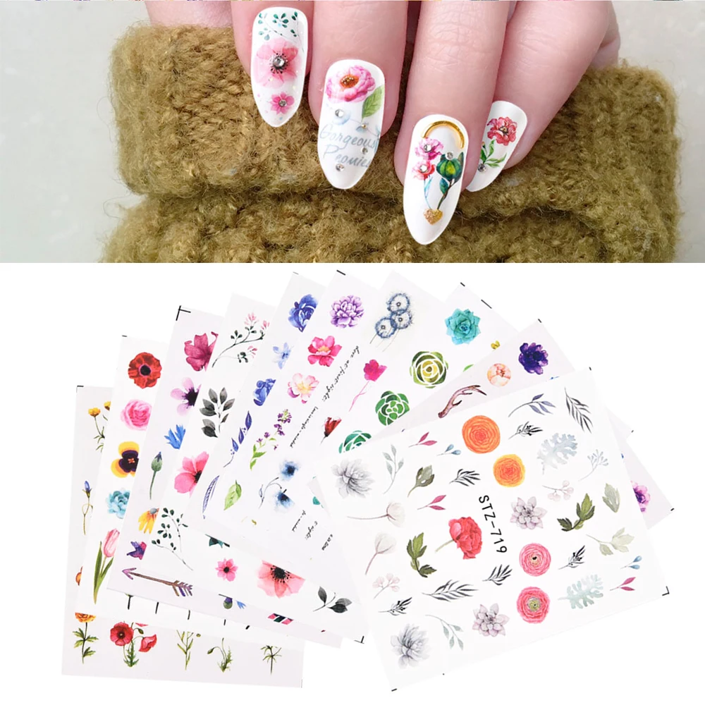 1 Pcs Coloful Flower Leaf Full Stickers on Nails Decoration Tattoo Water Decals Nail Sticker UV Gel Slider Manicure Wraps 
1 Pcs Coloful Flower Leaf Full Stickers on Nails Decoration Tattoo Water Decals Nail Sticker UV Gel Slider Manicure Wraps
