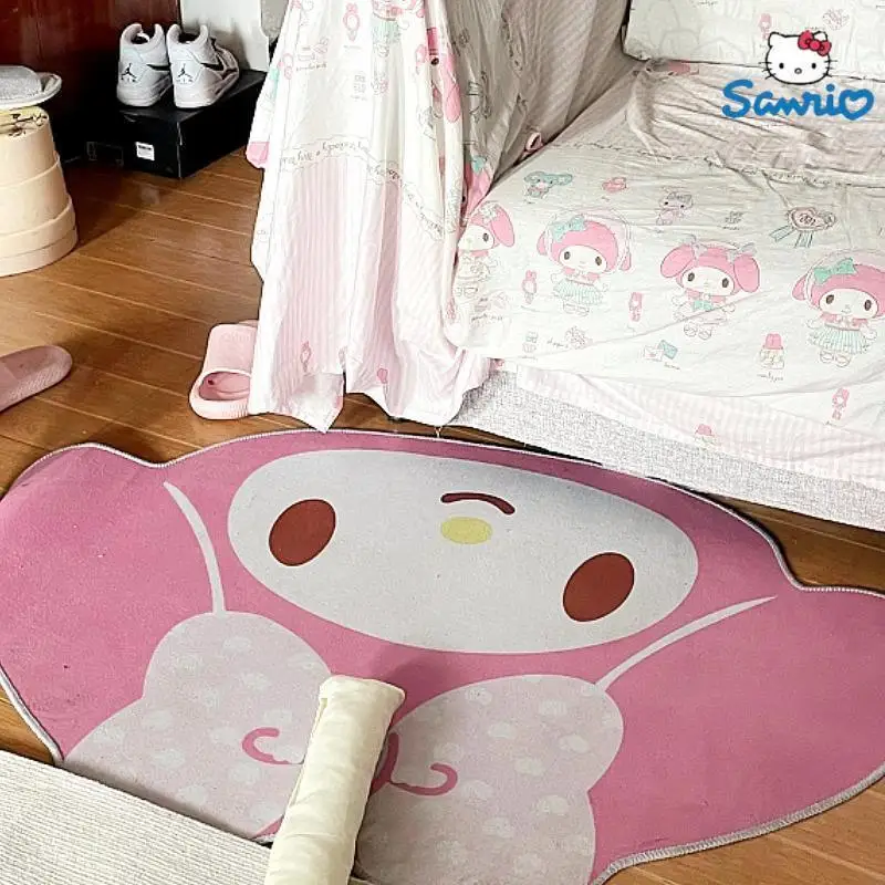 Sanrio Хрустальный бархатный ковер my Melody Girl в форме сердца, прикроватное одеяло, напольный коврик, подушка для туалетного столика, декоративный коврик для женской спальни
Sanrio Хрустальный бархатный ковер my Melody Girl в форме сердца, прикроватное одеяло, напольный коврик, подушка для туалетного столика, декоративный коврик для женской спальни