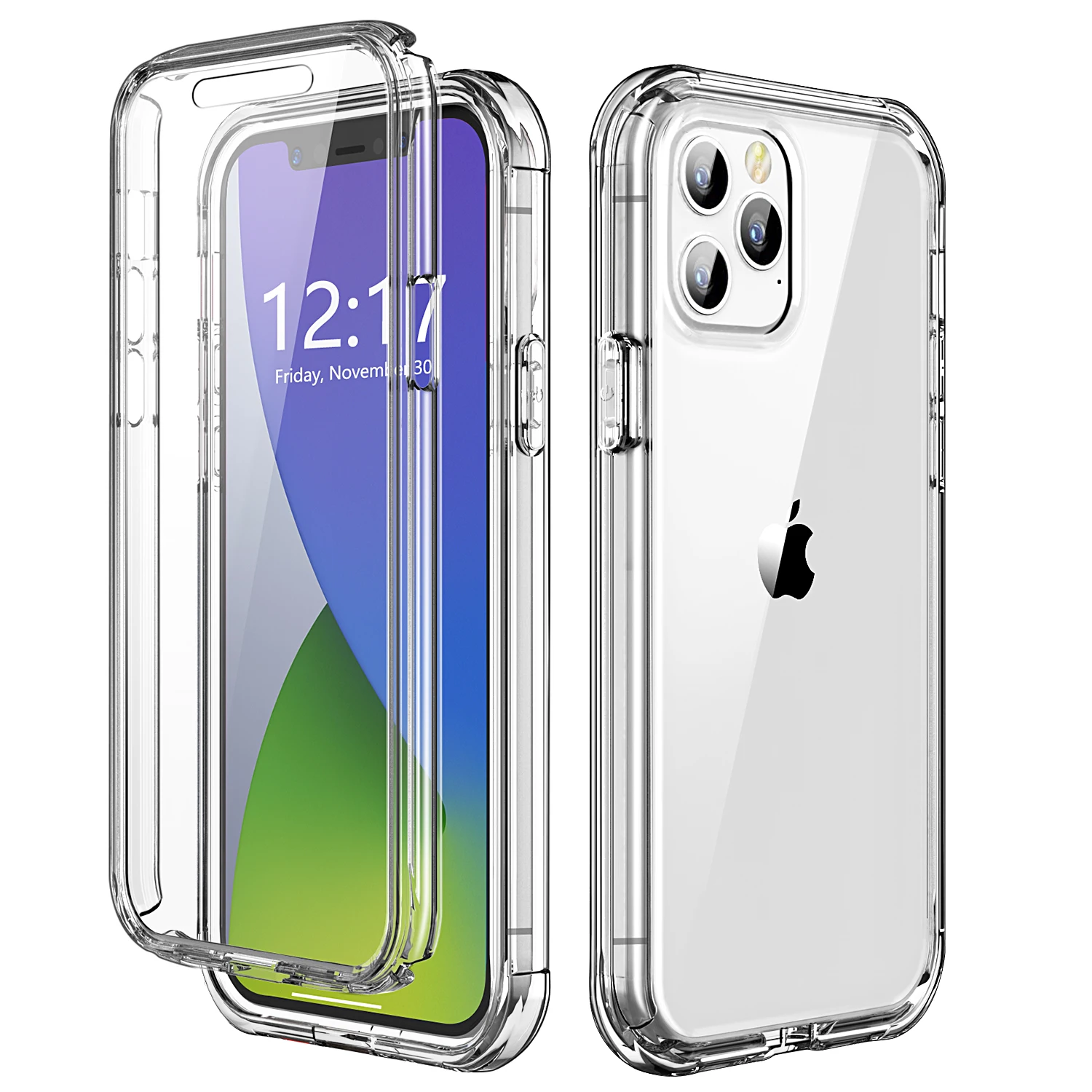 Прозрачный силиконовый чехол для Iphone 12 Pro Max 6,7 дюйма, двухслойная гибридная ударопрочная мягкая задняя крышка из ТПУ
Прозрачный силиконовый чехол для Iphone 12 Pro Max 6,7 дюйма, двухслойная гибридная ударопрочная мягкая задняя крышка из ТПУ