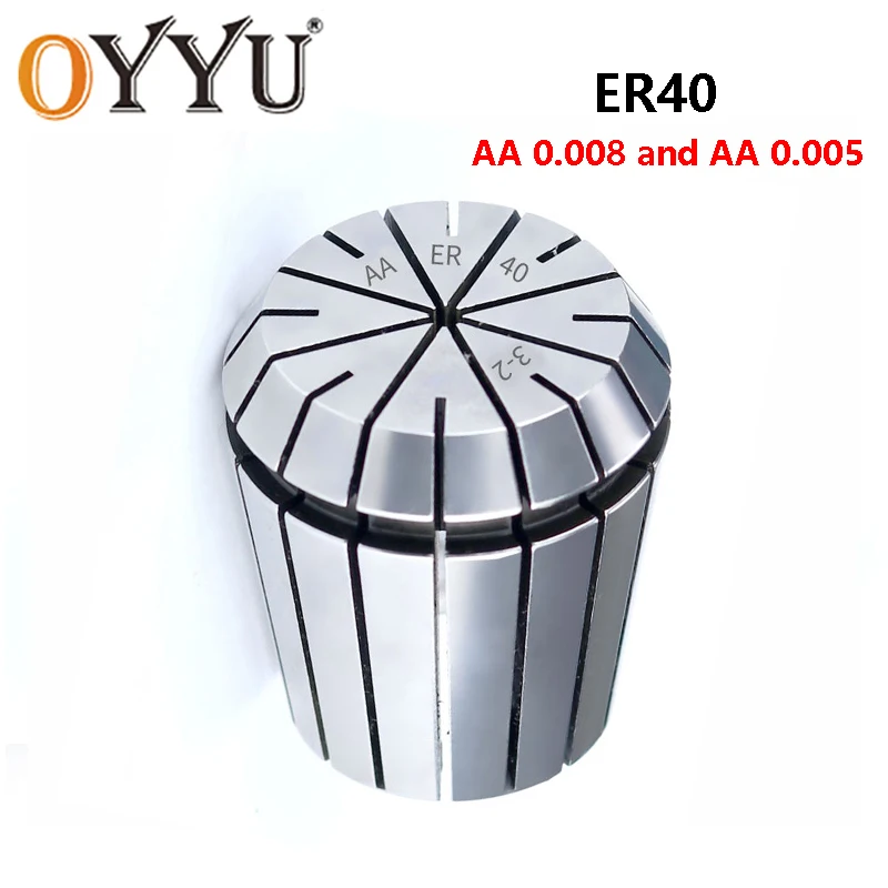 Oyu AAA 0,005 AA 0,008 ER ER40 пружина цанговый патрон Держатель зажимного инструмента сверла CNC 3 мм-32 мм Фреза Концевая фреза Инструменты ER40-3
Oyu AAA 0,005 AA 0,008 ER ER40 пружина цанговый патрон Держатель зажимного инструмента сверла CNC 3 мм-32 мм Фреза Концевая фреза Инструменты ER40-3