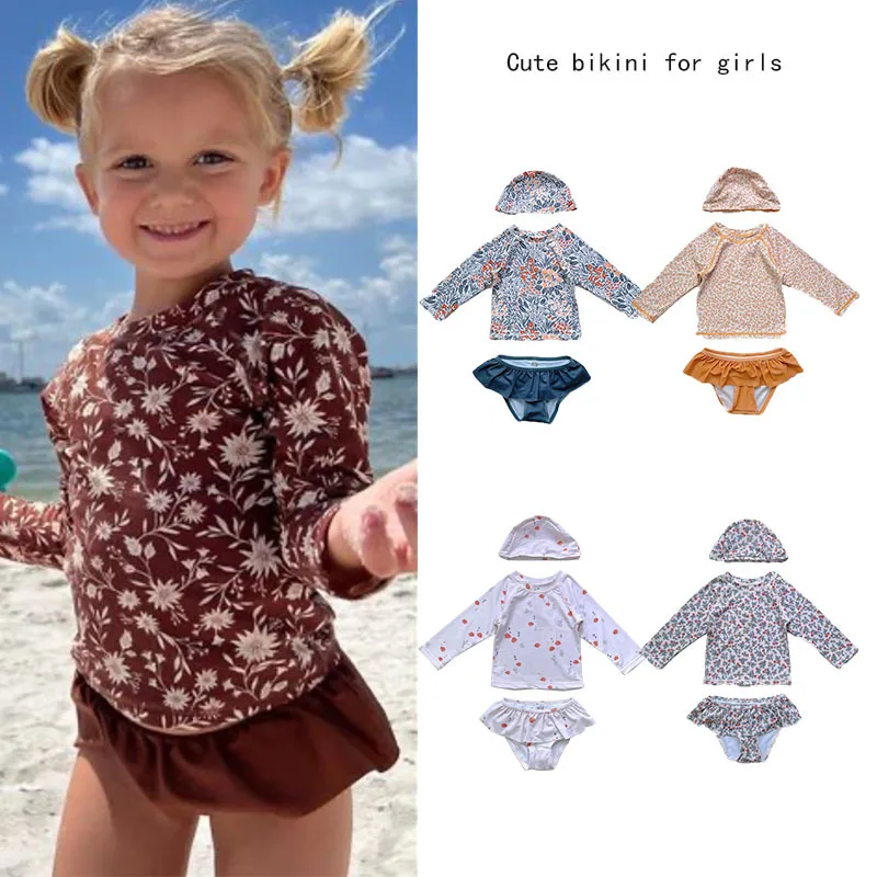 Little Girl's Kids Swimsuit Set Baby Girl long sleeved sunscreen 2-PCS Set Summer Seaside Vacation Holiday Quick Drying Swimwear
Little Girl's Kids Swimsuit Set Baby Girl long sleeved sunscreen 2-PCS Set Summer Seaside Vacation Holiday Quick Drying Swimwear
