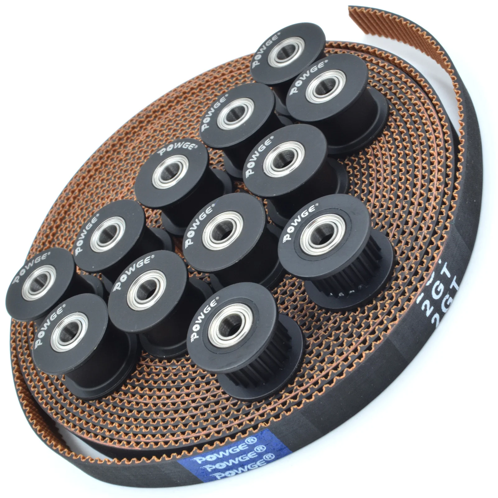 POWGE Black Creality K1 Комплект из 3 метров 2MGT 2GT-7.7 RF Открытый зубчатый ремень 12 шт. 2GT 20 зубьев Натяжной шкив Отверстие 4 мм 3D-принтера
POWGE Black Creality K1 Комплект из 3 метров 2MGT 2GT-7.7 RF Открытый зубчатый ремень 12 шт. 2GT 20 зубьев Натяжной шкив Отверстие 4 мм 3D-принтера