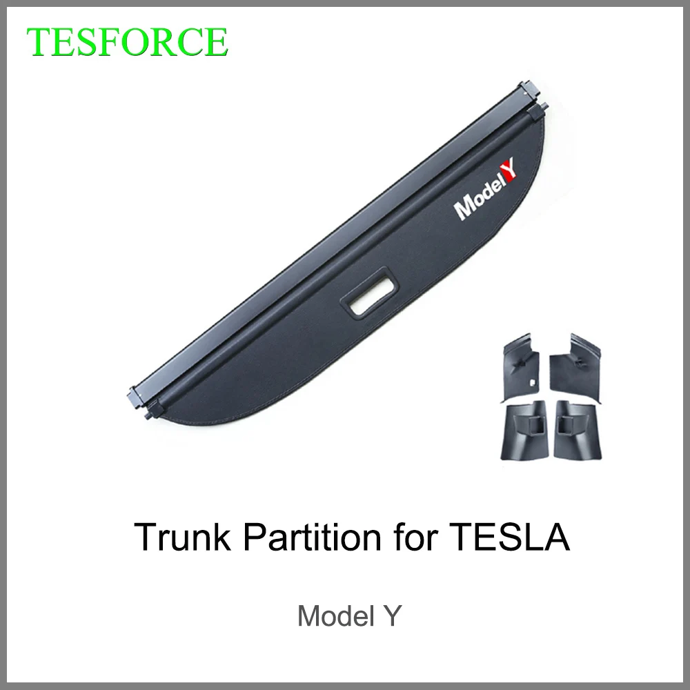 For Tesla Model Y 2021 Rear Trunk Partition Adjustable Shelf Trunk Hide From Retractable Spacer Rear Racks Storage Finishing
For Tesla Model Y 2021 Rear Trunk Partition Adjustable Shelf Trunk Hide From Retractable Spacer Rear Racks Storage Finishing