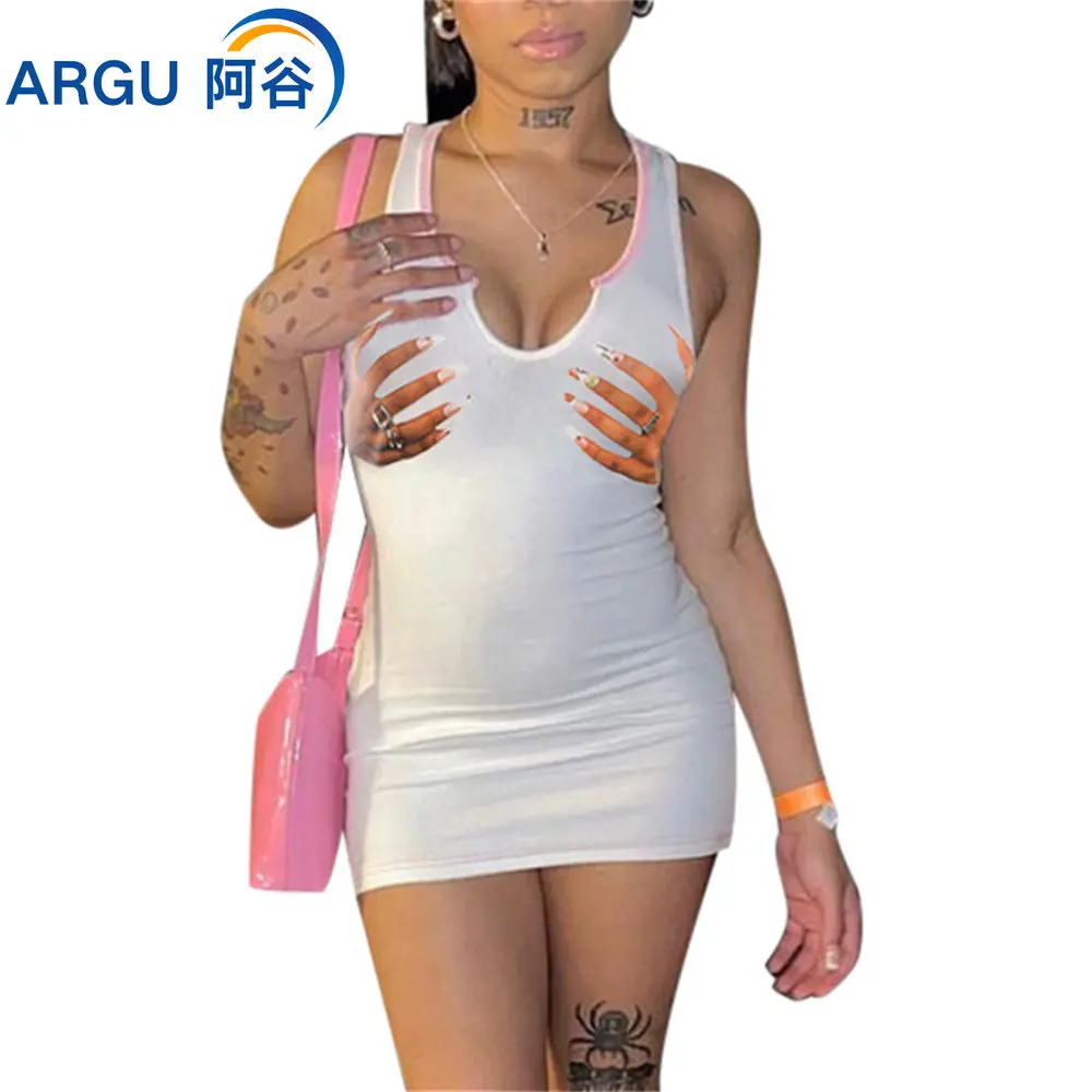 Европейское и американское летнее платье с подвесным воротником и карманами, сексуальное короткое платье с разрезом и ярким лицом, платье с... 
Европейское и американское летнее платье с подвесным воротником и карманами, сексуальное короткое платье с разрезом и ярким лицом, платье с...