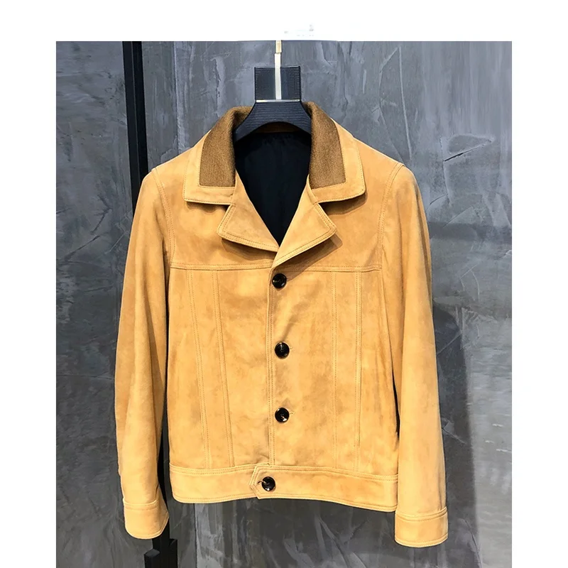 2023 Autumn 100% Genuine Jacket Male New Fashion Goatskin Leather Jackets Men's Clothing Chaquetas Hombre Gmm390
2023 Autumn 100% Genuine Jacket Male New Fashion Goatskin Leather Jackets Men's Clothing Chaquetas Hombre Gmm390