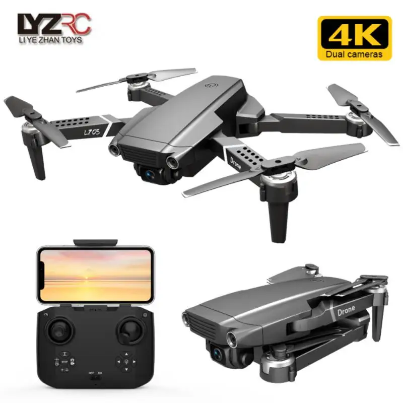 

4k Ultra HD L705 Mini Drone Profesional Camera 2000mAh 4-Axis Gimbal Anti-Shake Foldable Quadcopter For Kids Toys Gift