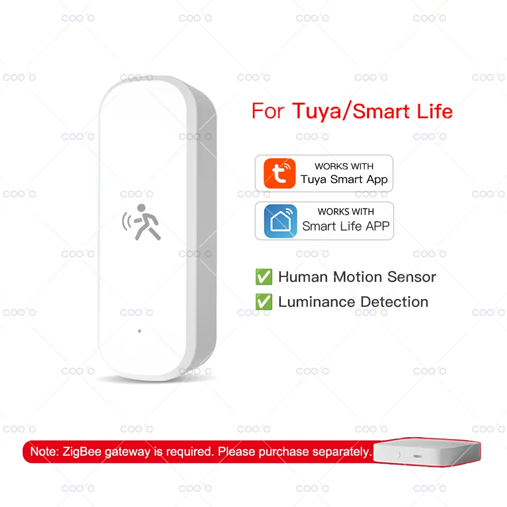 Датчик движения Tuya Zigbee 10G для умного дома
Датчик движения Tuya Zigbee 10G для умного дома