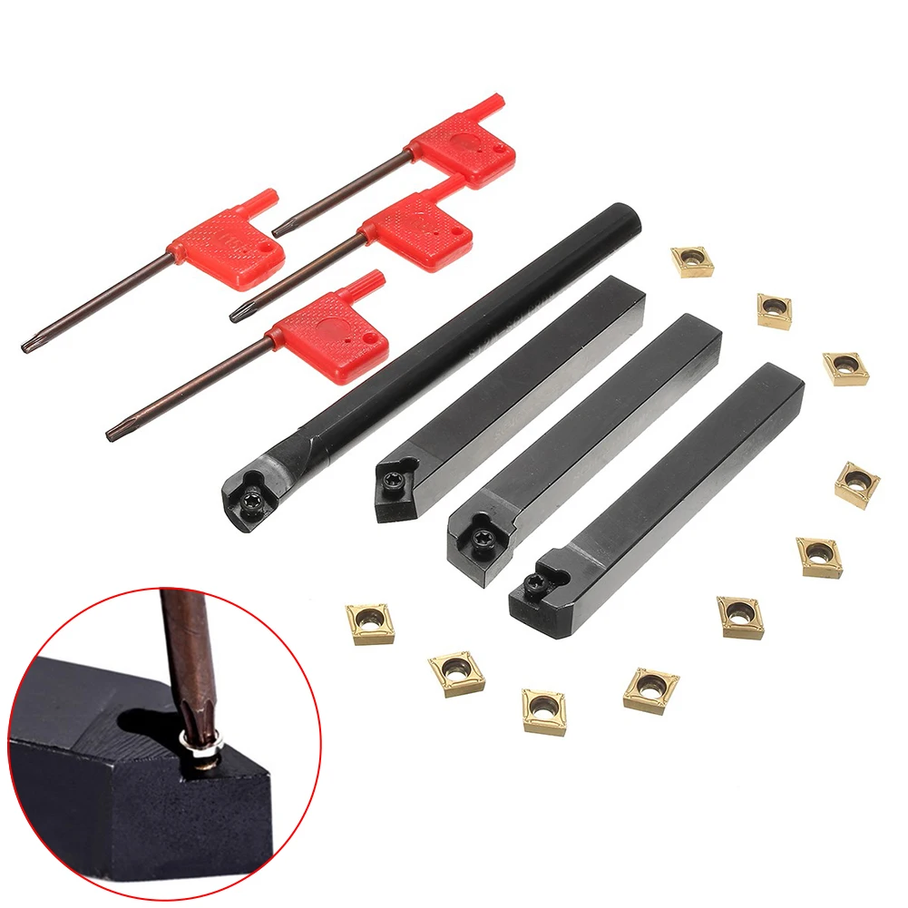 Manual Inspection Carbide Inserts Boring Bar Lathe S12M-SDUCR07 SDJCL1212H07 SDJCR1212H07 SDNCN1212H07 Turning
Manual Inspection Carbide Inserts Boring Bar Lathe S12M-SDUCR07 SDJCL1212H07 SDJCR1212H07 SDNCN1212H07 Turning