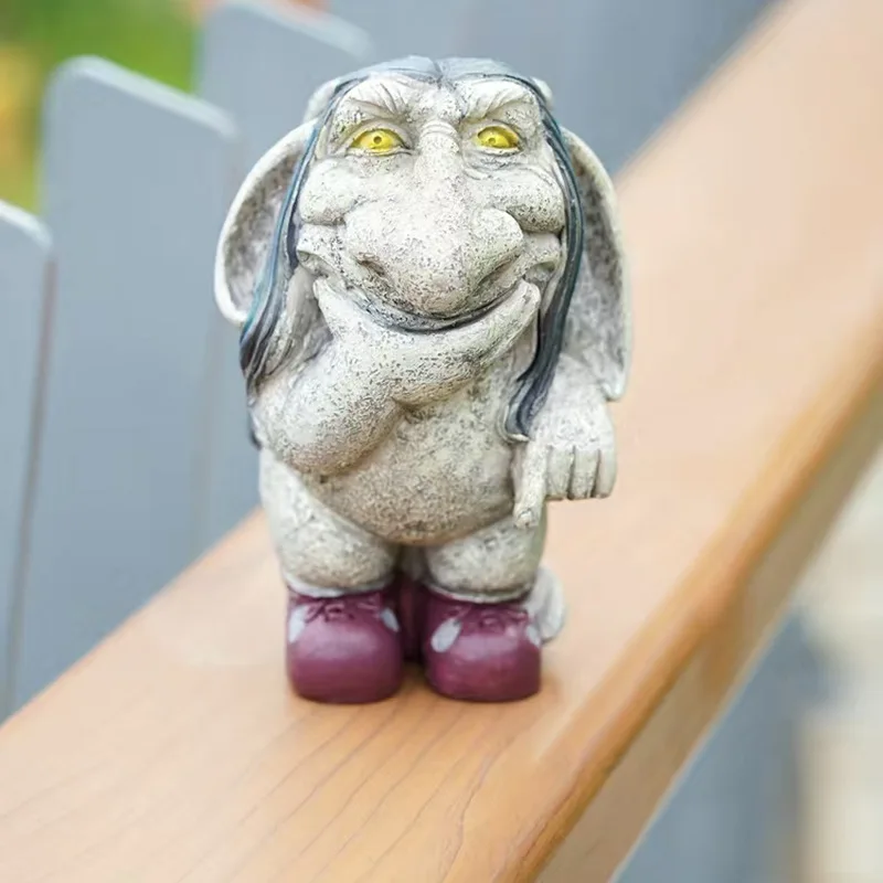 Halloween Decorations Gnome Pondering Sylvester Sculpture Figurine Cynical Dwarf Troll Resin Statue Home Garden Decor Outdoor
Halloween Decorations Gnome Pondering Sylvester Sculpture Figurine Cynical Dwarf Troll Resin Statue Home Garden Decor Outdoor