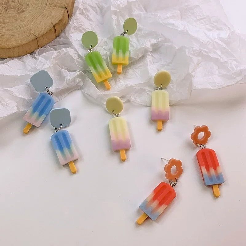 VSnow Creative Gradient Color Multicolor Ice Cream Dangle Earring for Women Hot Geometric Flower Hollow Resin Earring Jewelry
VSnow Creative Gradient Color Multicolor Ice Cream Dangle Earring for Women Hot Geometric Flower Hollow Resin Earring Jewelry