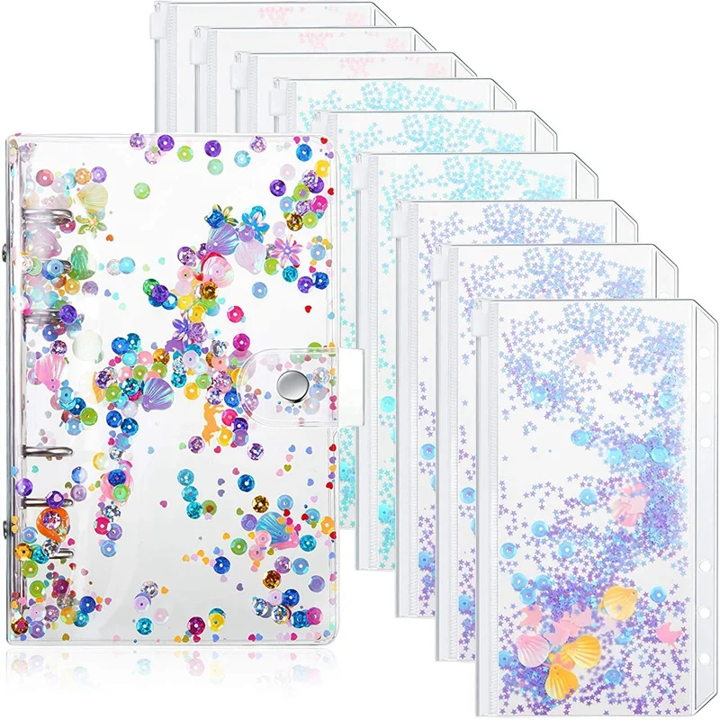 10 Pieces Of A6 Binder Pockets With Notebook Binder Sleeves Including Pockets Flash Budget Binder For School Office
10 Pieces Of A6 Binder Pockets With Notebook Binder Sleeves Including Pockets Flash Budget Binder For School Office
