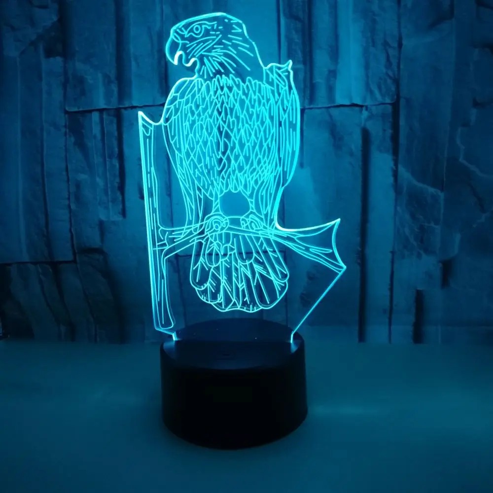 Новый 3d ночник Eagle для рождества, декоративные настольные лампы, светильники, милые Мультяшные детские игрушки, настольная лампа
Новый 3d ночник Eagle для рождества, декоративные настольные лампы, светильники, милые Мультяшные детские игрушки, настольная лампа