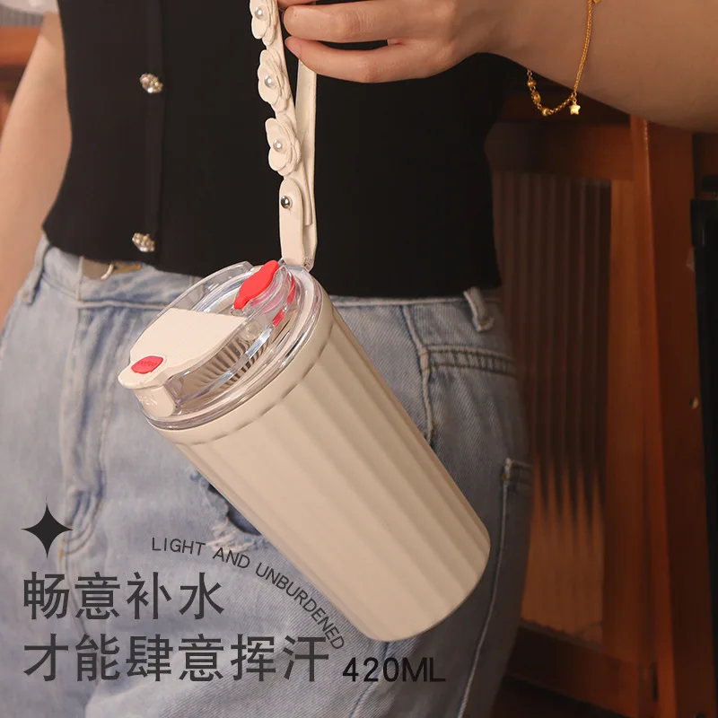 316 Stainless Steel Coffee Cup Cold Thermal Vacuum Thermal Mug Double Drink Straw Direct Drink Portable Thermal Mug
316 Stainless Steel Coffee Cup Cold Thermal Vacuum Thermal Mug Double Drink Straw Direct Drink Portable Thermal Mug