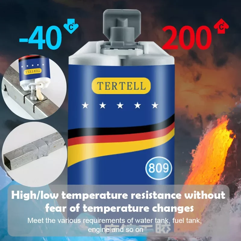 100g AB Glue Strong Bond Sealant Casting Adhesive Industrial Heat Resistance Cold Weld Metal Repair Paste Defect Repair Agent
100g AB Glue Strong Bond Sealant Casting Adhesive Industrial Heat Resistance Cold Weld Metal Repair Paste Defect Repair Agent