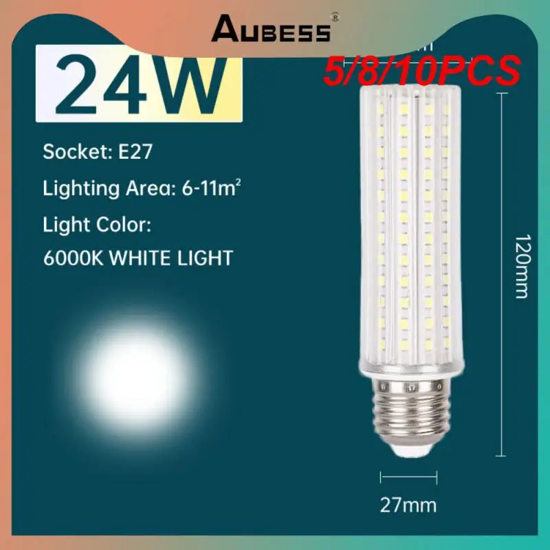 5/8/10PCS 10w/20w/24w Led Lamp E27 E14 Corn Light Bulb Bedroom Decorative Chandelier For Home Bath Living Room Lighting Bulb
5/8/10PCS 10w/20w/24w Led Lamp E27 E14 Corn Light Bulb Bedroom Decorative Chandelier For Home Bath Living Room Lighting Bulb