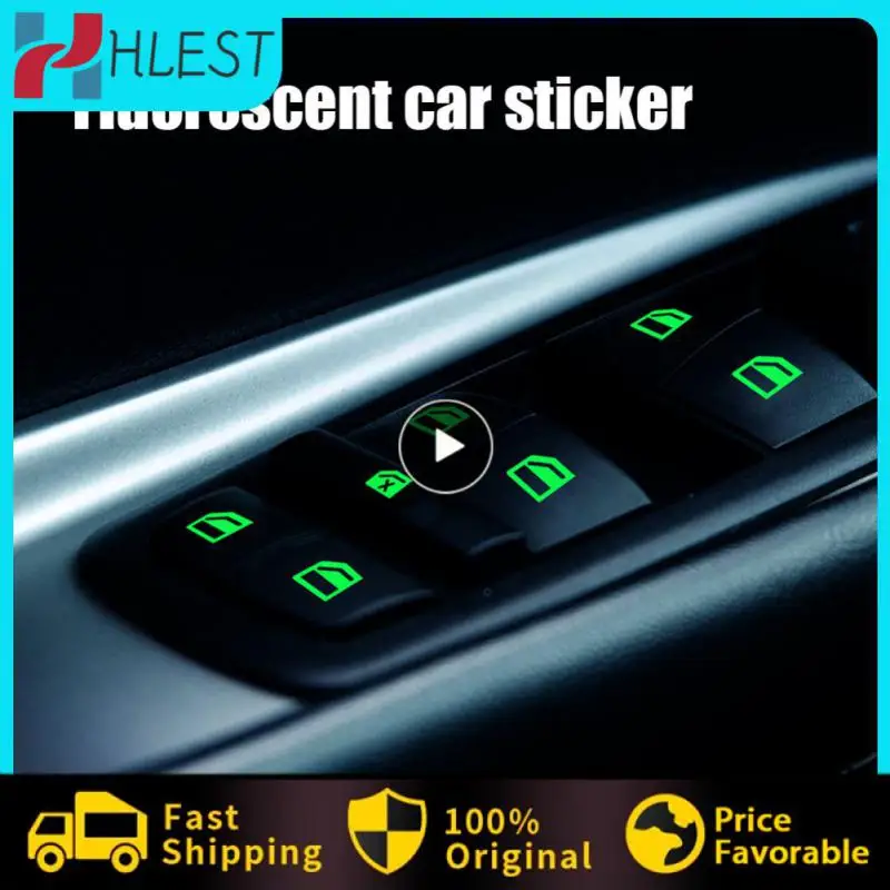 Fluorescent Luminous Sticker Waterproof Car Window Lift Switch Sticker Durable Practical Car Interior Stickers Car Accessories
Fluorescent Luminous Sticker Waterproof Car Window Lift Switch Sticker Durable Practical Car Interior Stickers Car Accessories