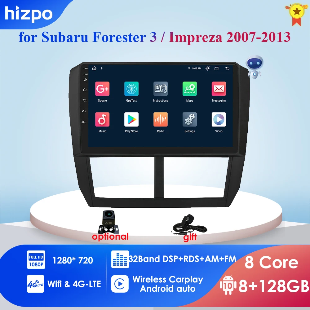 Carplay 4G Plus для Subaru Forester 3 SH 2007 - 2013 для Subaru Impreza GH GE 2011 Автомобильный радиоплеер навигация No 2din 2 din dvd
Carplay 4G Plus для Subaru Forester 3 SH 2007 - 2013 для Subaru Impreza GH GE 2011 Автомобильный радиоплеер навигация No 2din 2 din dvd