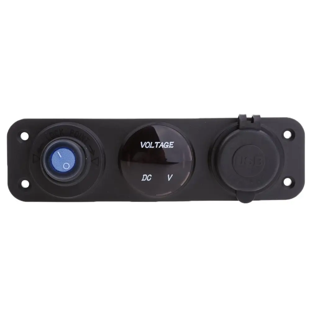 Выключатель цепи с двумя USB-портами, 12/24 в
Выключатель цепи с двумя USB-портами, 12/24 в